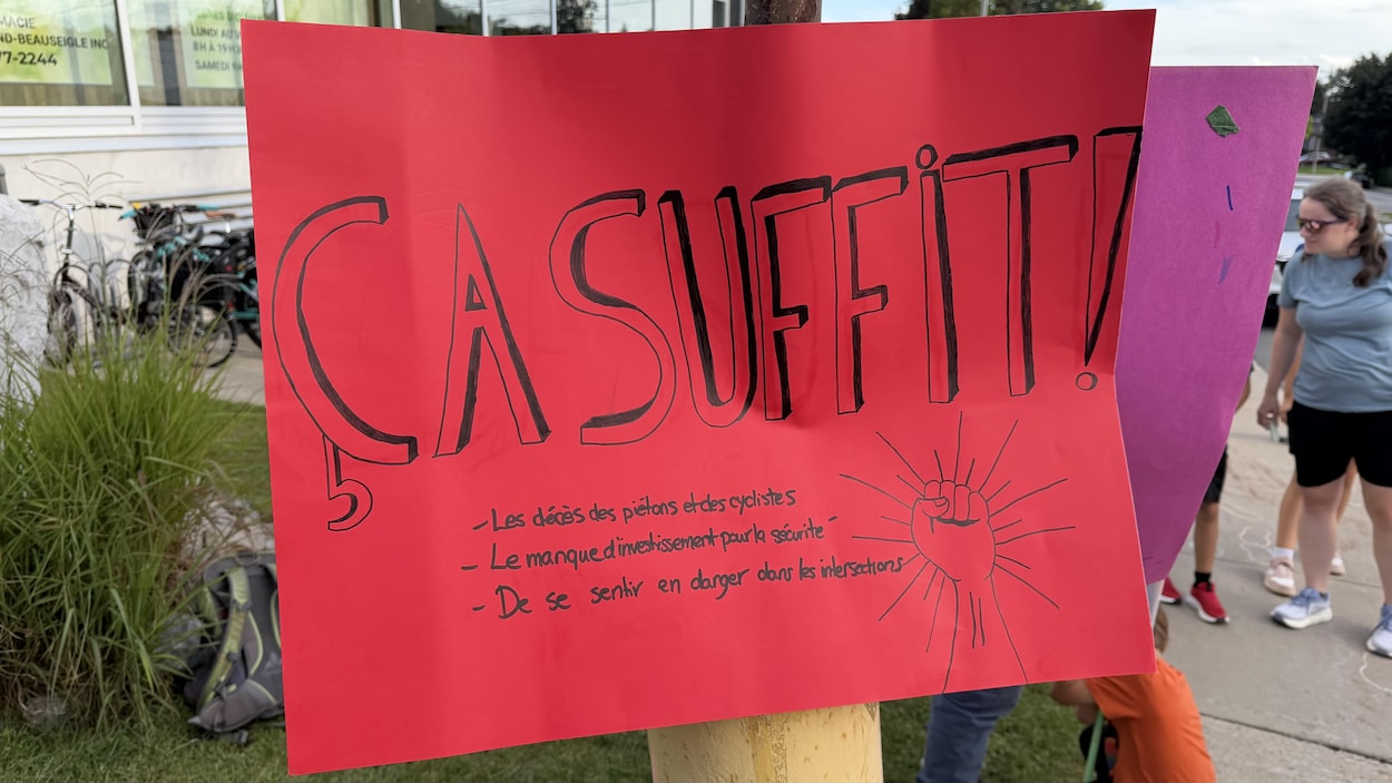 « Ça suffit » : un appel citoyen pour une meilleure sécurité routière à Gatineau