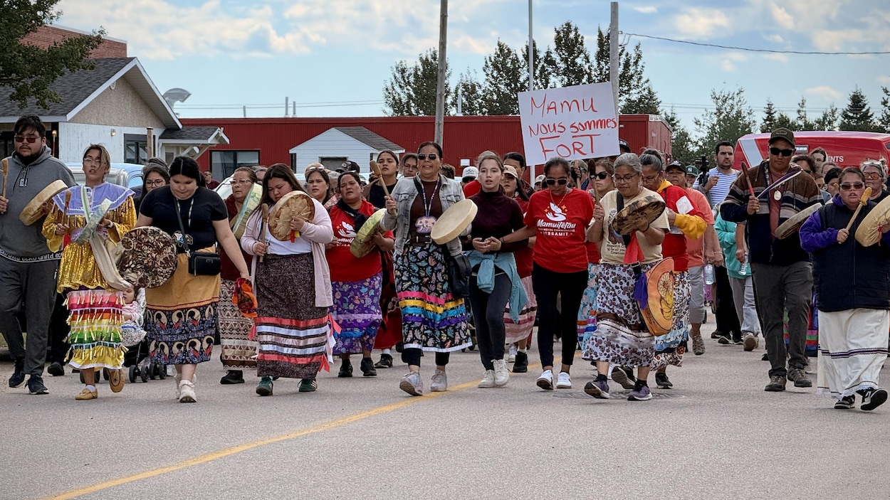 Une marche pour soutenir les femmes victimes de violence à Pessamit