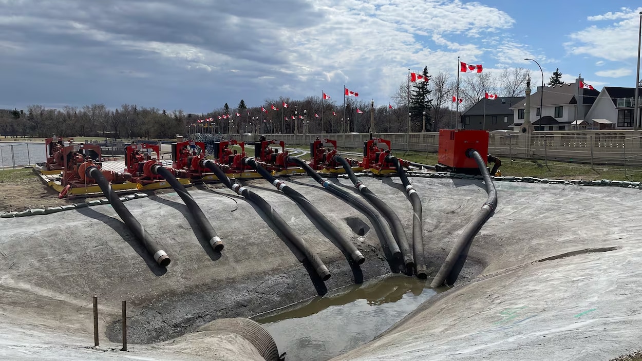 Dernière étape pour la mise à niveau du canal temporaire à Regina
