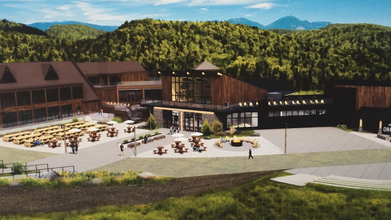 La future zone extérieure du Mont-Orford