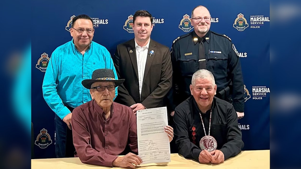 La Nation crie James Smith officialise son partenariat avec la nouvelle police provinciale