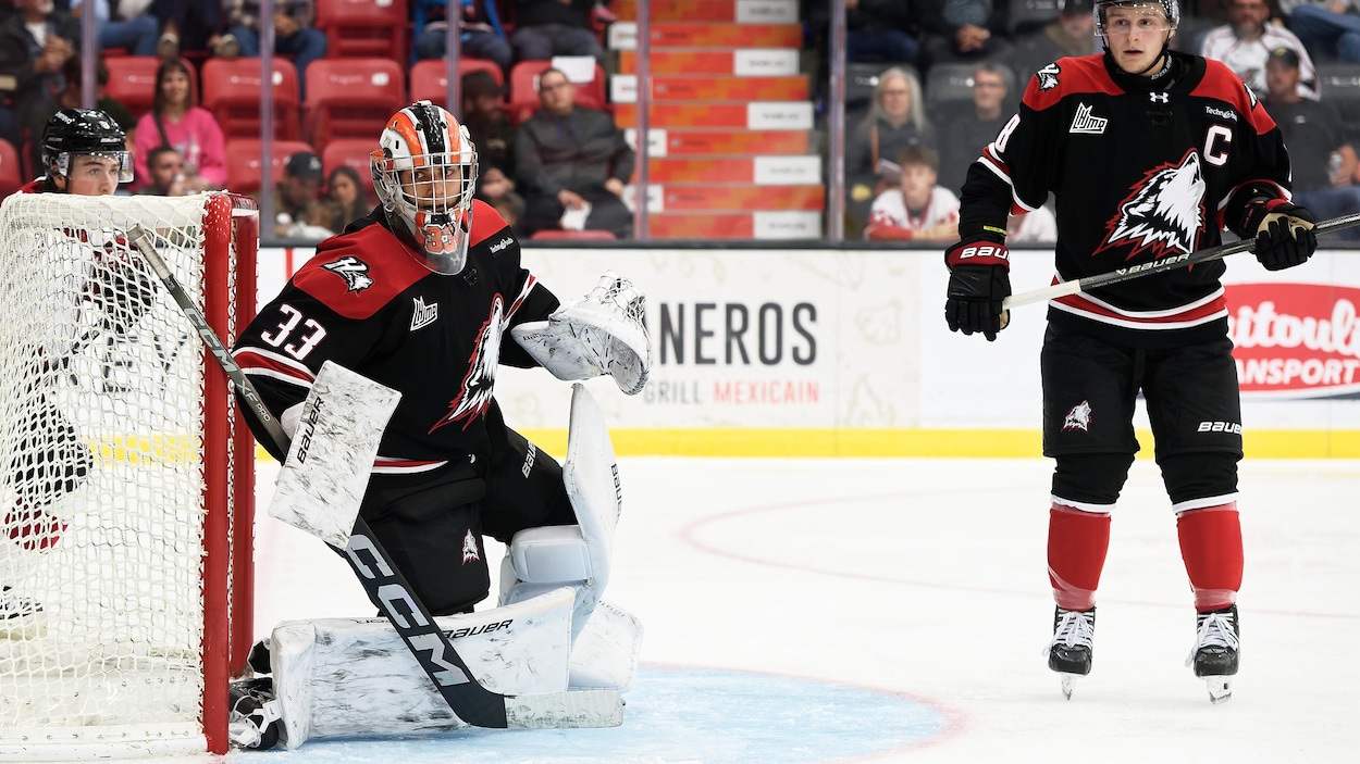 Le gardien sherbrookois Alexandre Raymond repêché par l’Avalanche du Colorado