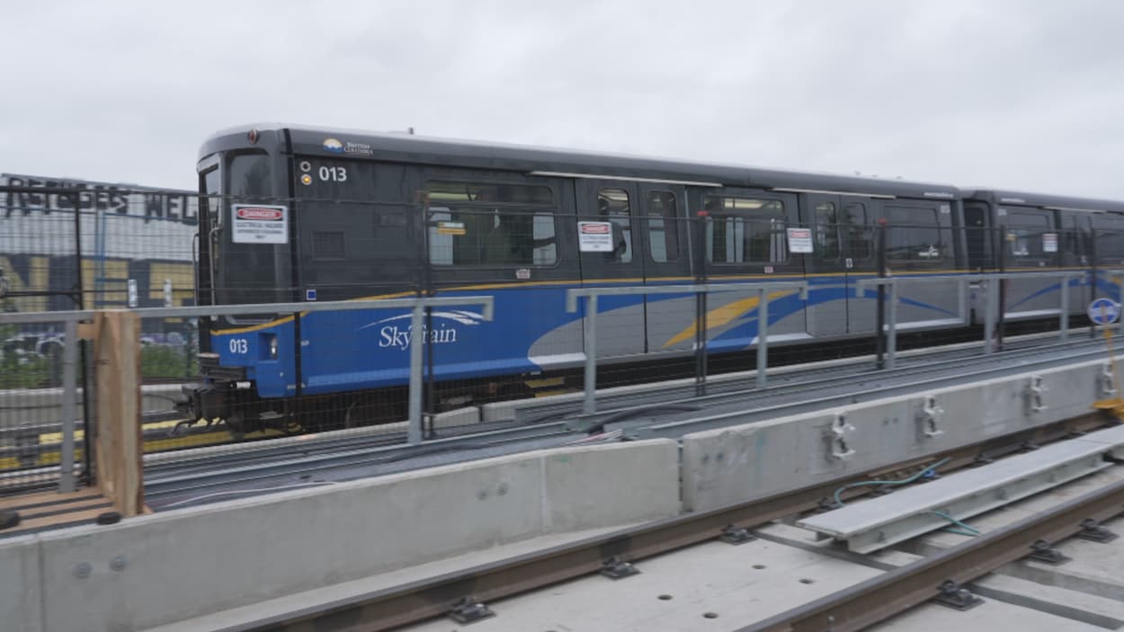 Début des essais sur le prolongement de la ligne Millenium du SkyTrain