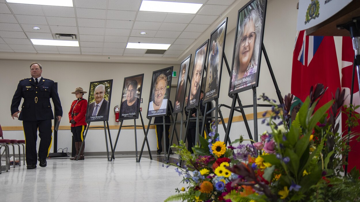 Début des funérailles des victimes de l’accident de Carberry, au