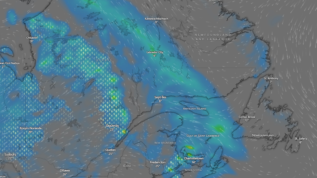 Deux semaines de grisaille à prévoir sur la Côte-Nord