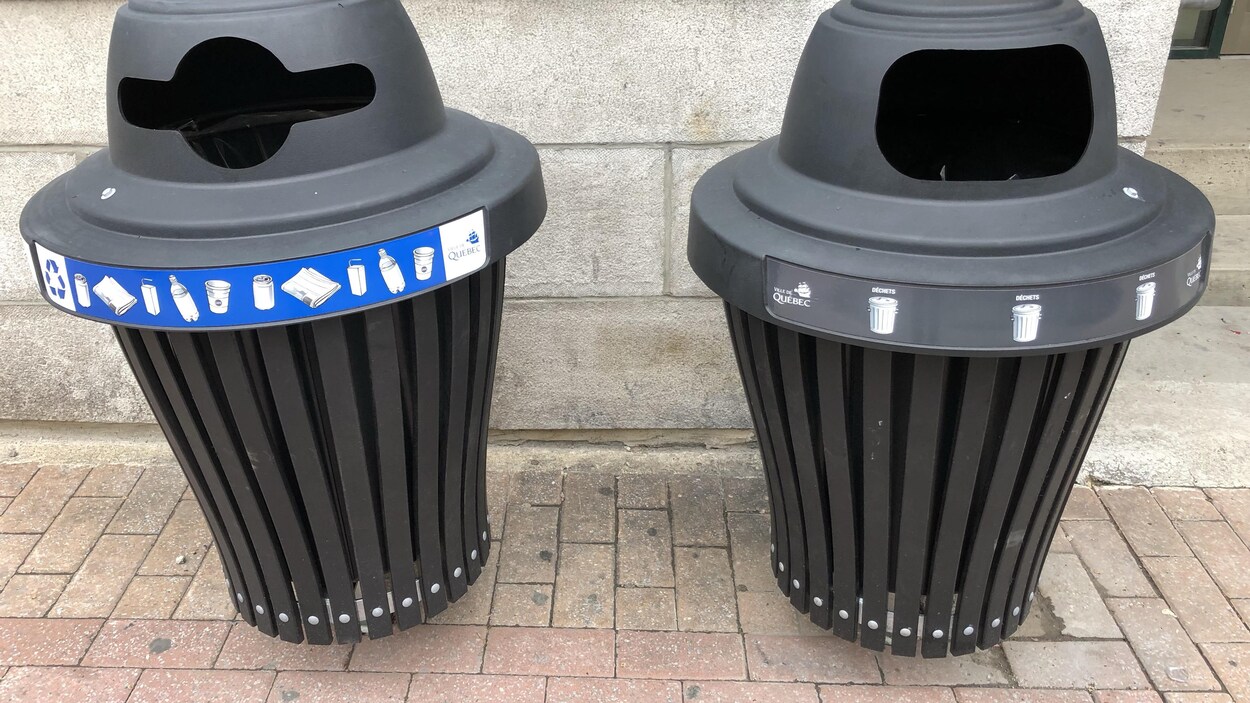 Des duos de corbeille seront installés un peu partout à Québec.