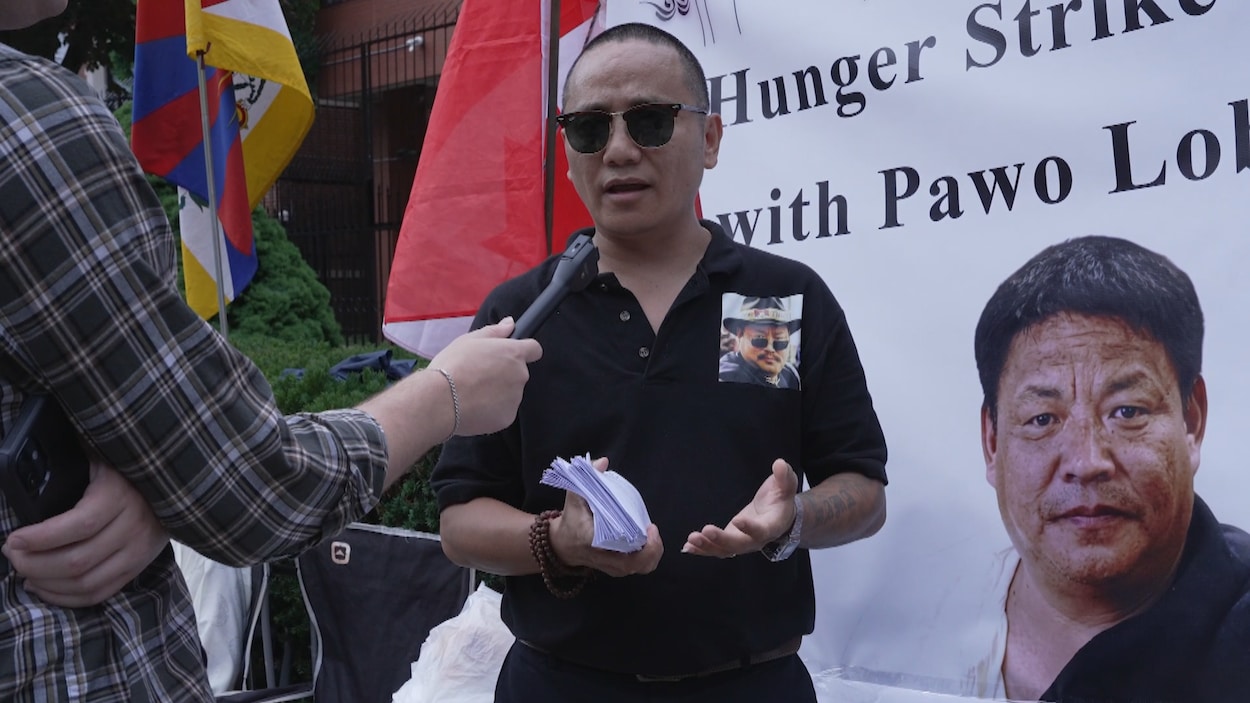 Grève de la faim à Toronto pour l'indépendance du Tibet