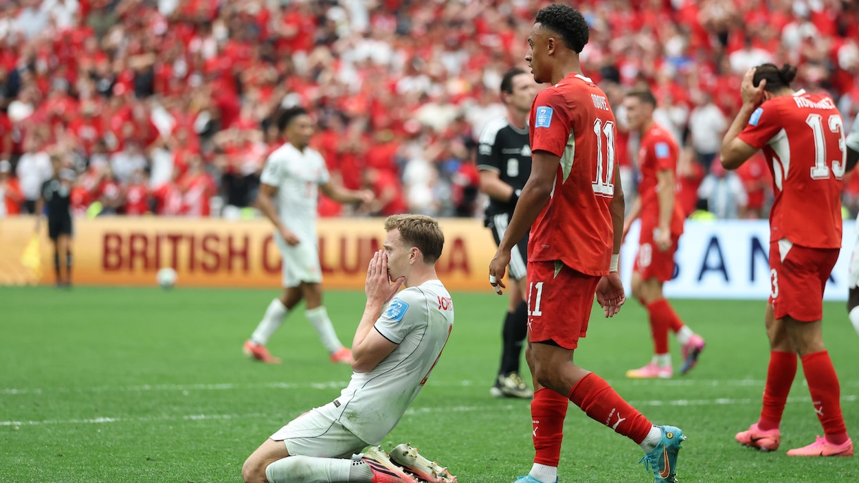 Défaite du Canada 2-1 face à la Suisse