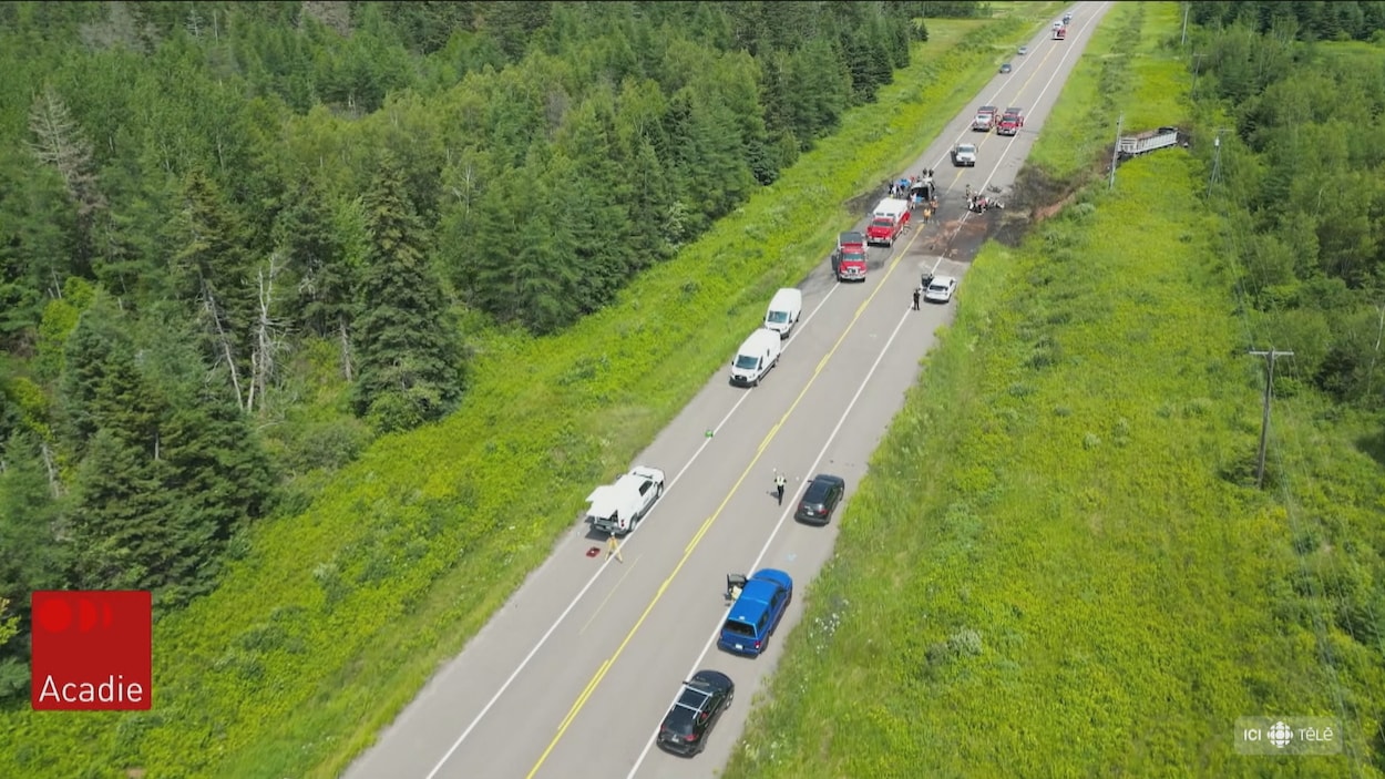 Collision mortelle au N.-B. : des résidents doutent de la sécurité de la route
