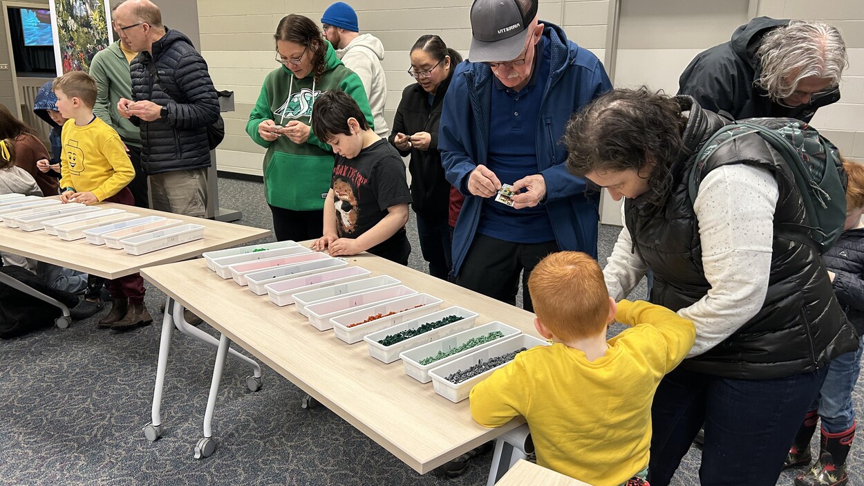 Saskatoon construit la plus grande mosaïque en LEGO du Canada