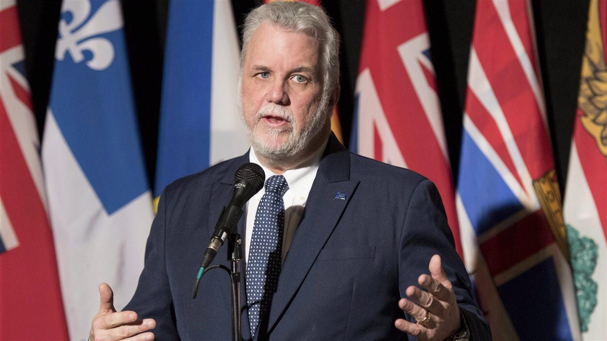 Le premier ministre du Québec Philippe Couillard