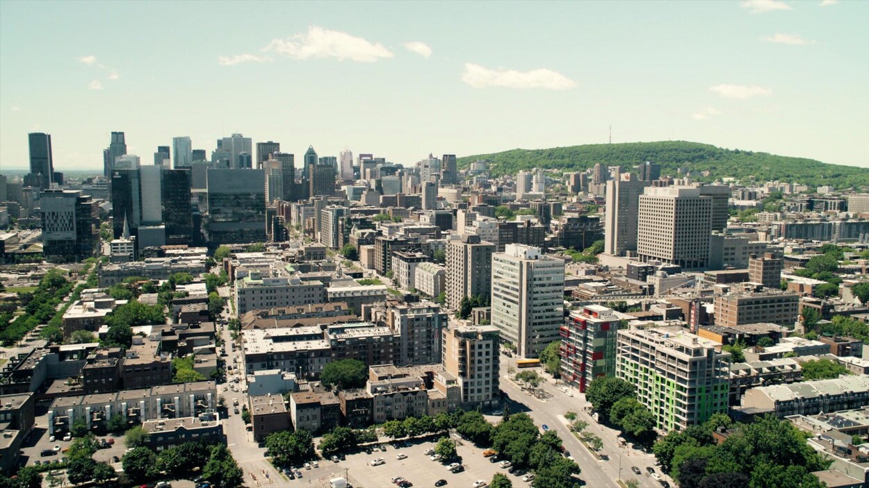 Le centre-ville de Montréal