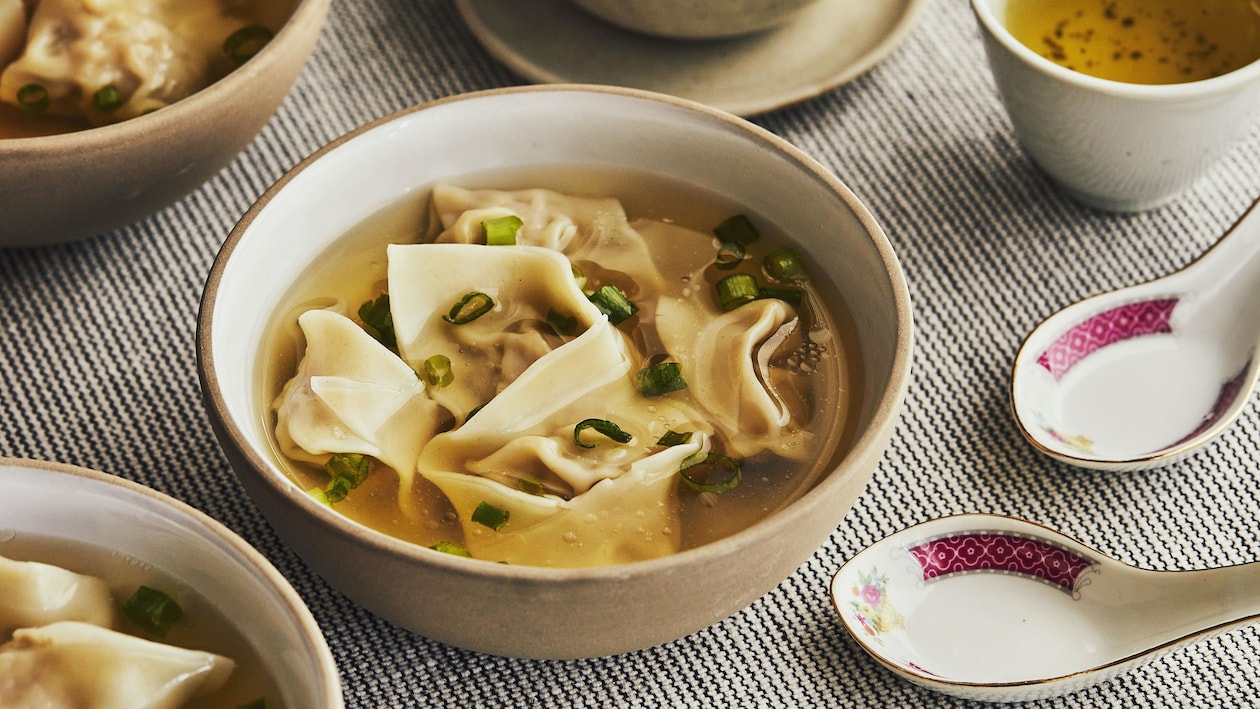 Soupe wonton maison Savourer