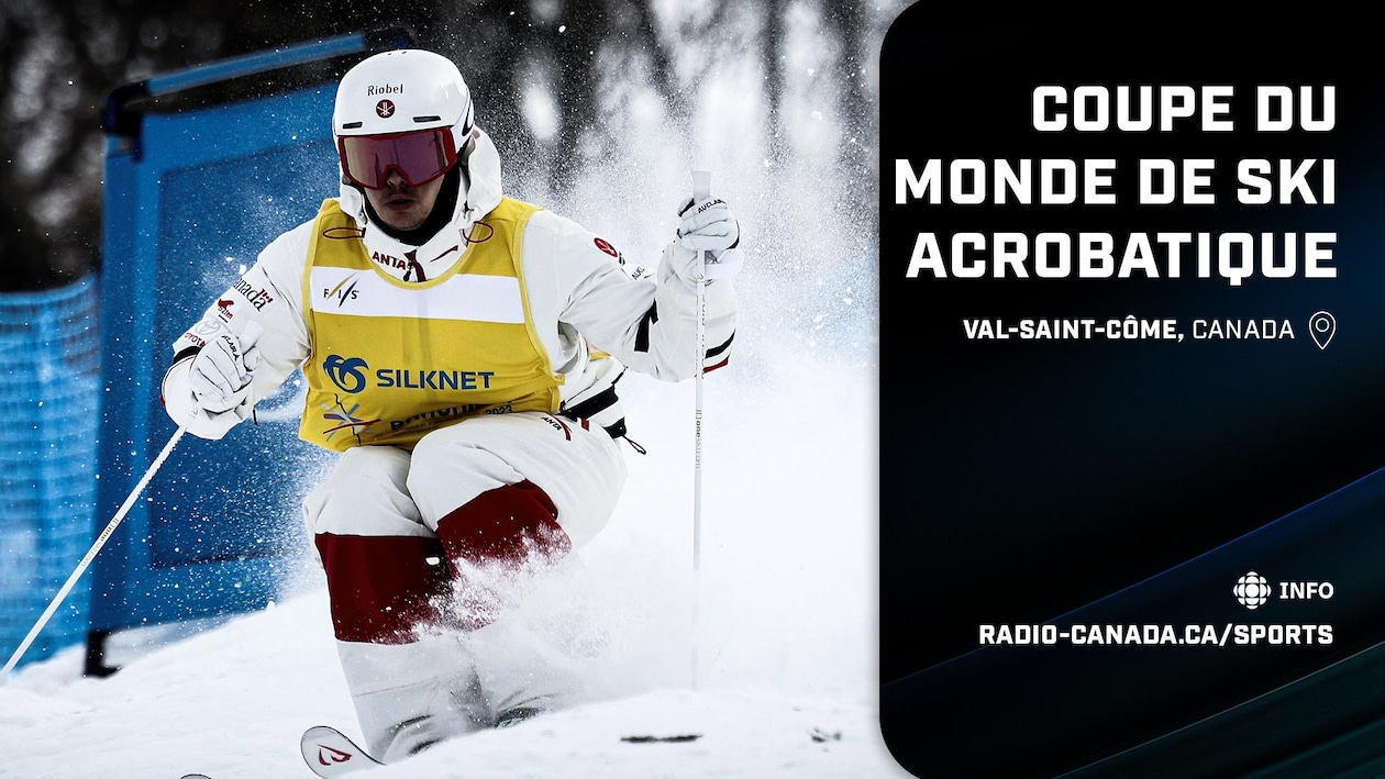 Radio-Canada Sports présente la Coupe du monde de ski acrobatique de Val-St-Côme.