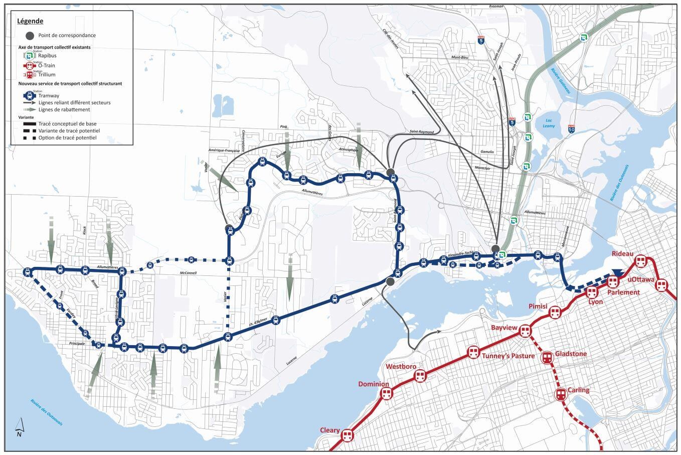 La Sto Confirme Qu Elle Veut Un Tramway Pour L Ouest De Gatineau Radio Canada Ca