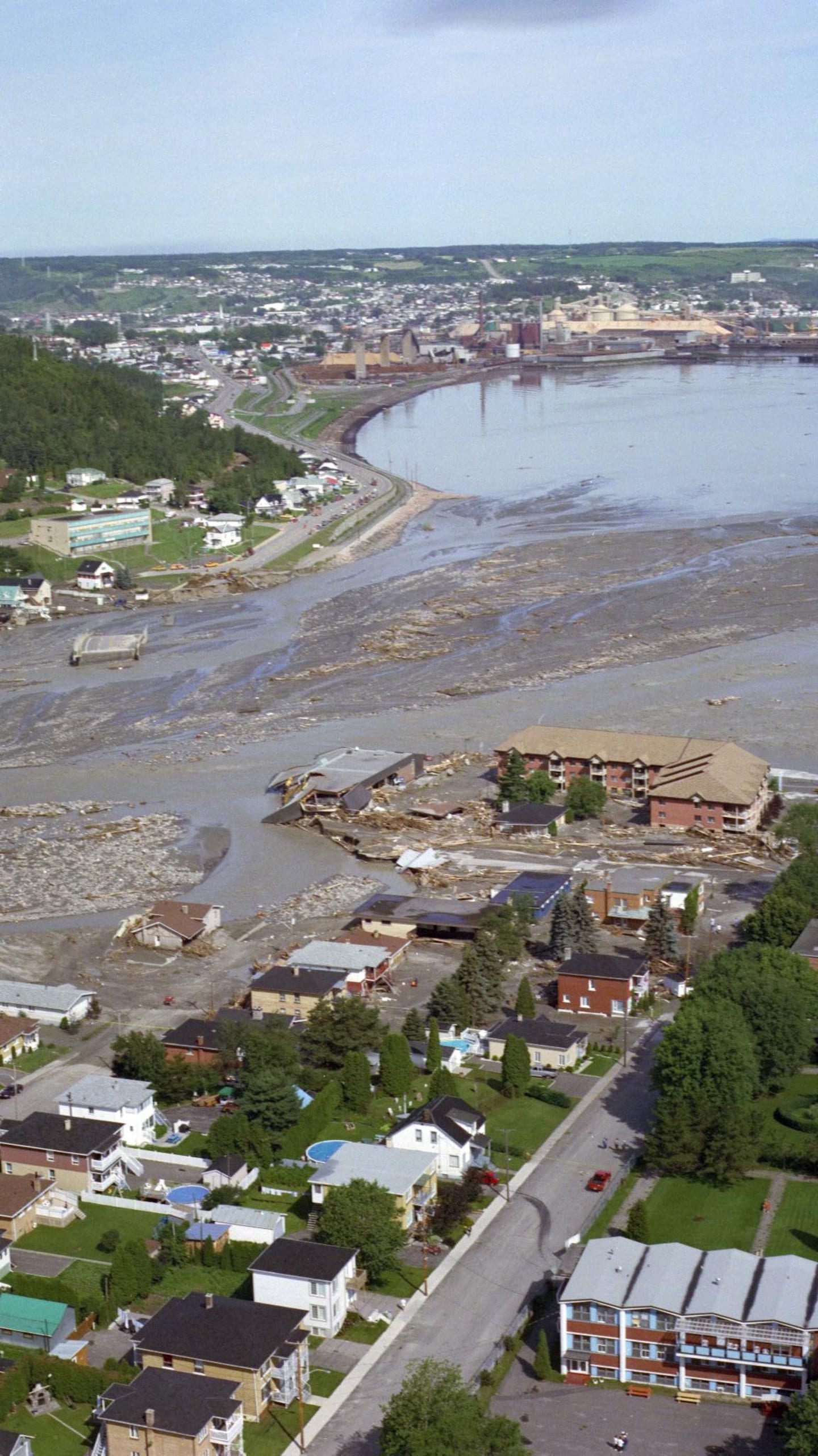 Le secteur de Grande-Baie en 1996.