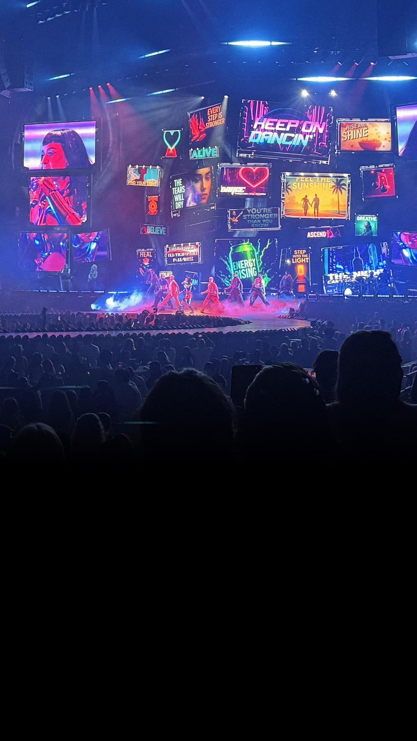 Katy Perry lors de son concert à Ottawa le 29 juillet 2025.