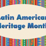 Une affiche très colorée sur laquelle on peut lire "Mois du patrimoine latino-américain au Canada".