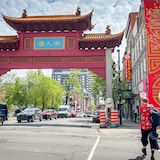 L'entrée du quartier chinois de Montréal.
