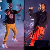 饶舌歌手德雷克（Drake）和拉马尔（Kendrick Lamar）。