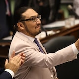 Decades after being punished in a residential school for speaking his own language, First Nation MPP Sol Mamakwa rose during question period at Queen’s Park to ask a question in Oji-Cree.