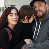 Francisca Reyes, left, and Daniel Concha-Hernandez, pictured here with their son Julian, used to work for an Abbotsford food processing facility. 