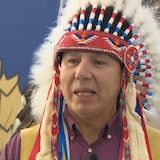 Treaty 8 Grand Chief Arthur Noskey spoke during Friday's news conference. 