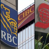 Imágenes de los mayores bancos de Canadá.