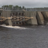 Le barrage de la rivière Tusket.