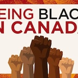 Logo ng Being Black in Canada ng CBC News.