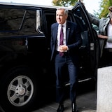 Prime Minister Mark Carney arrives on Parliament Hill in Ottawa on Wednesday.