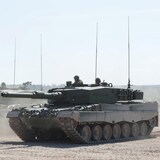 Un char canadien Leopard 2A4.