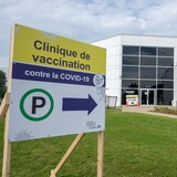 Un centro de vacunación contra el Covid-19 en la provincia de Quebec.