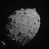 Une vue rapprochée de l'astéroïde Dimorphos.