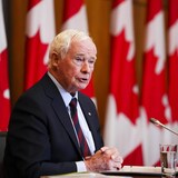 David Johnston, independent special rapporteur on foreign interference, presents his first report in Ottawa on Tuesday. 