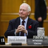 El ex gobernador general David Johnston.