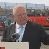 Ontario Premier Doug Ford speaks at a news conference at Queen’s Park in Toronto on Wednesday, June 14, 2025.