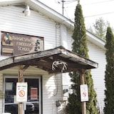 L'entrée de l'école.