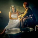 مشهد من فيلم سينمائي.