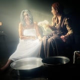 مشهد من فيلم سينمائي.