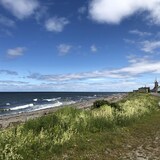 Bord de mer et fleuve à perte de vue.