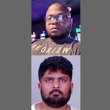 Montage de portraits de Steve Shand et de Harshkumar Patel.