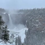 Helmcken Falls, pictured here in the winter, is the tallest waterfall in Wells Gray Provincial Park at 141 metres. The viewing point for the falls will close in May and June this year for upgrades. 
