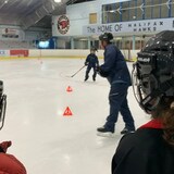 Muslim kids learned hockey during a 10-week program in Halifax. (Nicola Seguin/CBC)