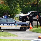 警车。