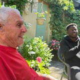 Hubert Campfens has been hosting international students for over 30 years and says 'it's adding a lot to the quality of our life.' (Saloni Bhugra/CBC)
