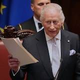 King Charles referenced Canada's Second World War efforts in an address to the Italian Parliament in Rome last month. 