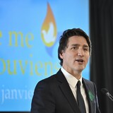 Prime Minister speaks at commemorations of the Quebec City Grand Mosque massacre THE CANADIAN PRESS/Jacques Boissinot