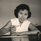 1959年在马来西亚教师学院读书时期的蔡小珊。（本人提供）