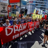 Manifestación en Toronto.